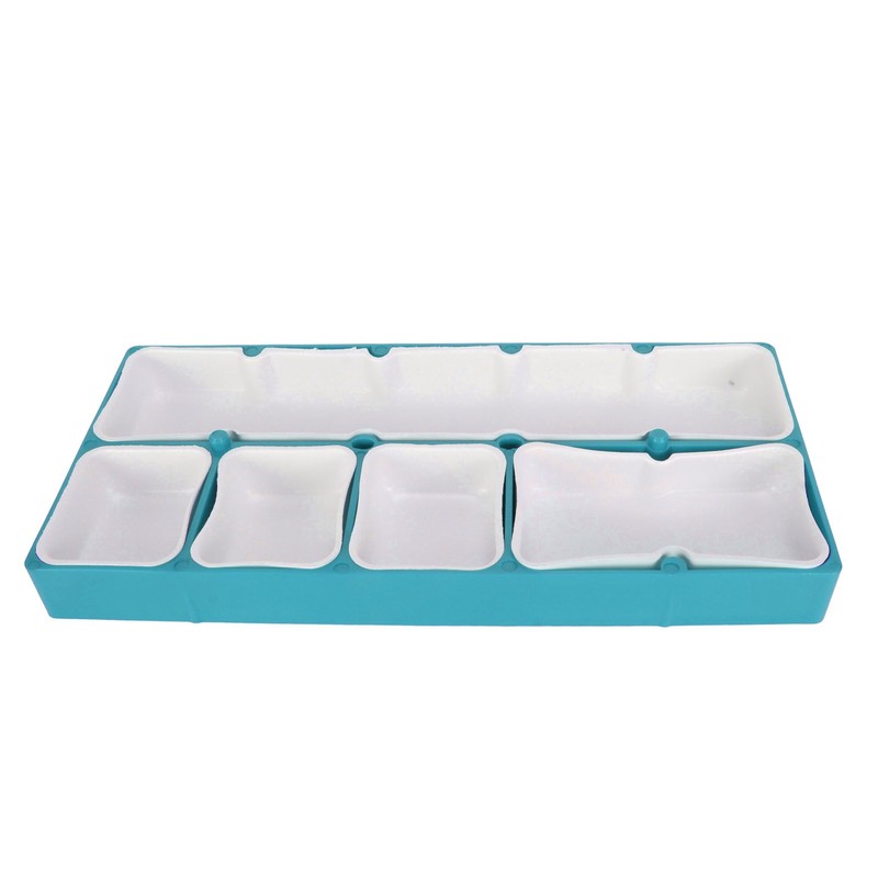 Watch Parts Storage Box Stackable 5 Compartments Acrylic Rubber Watch