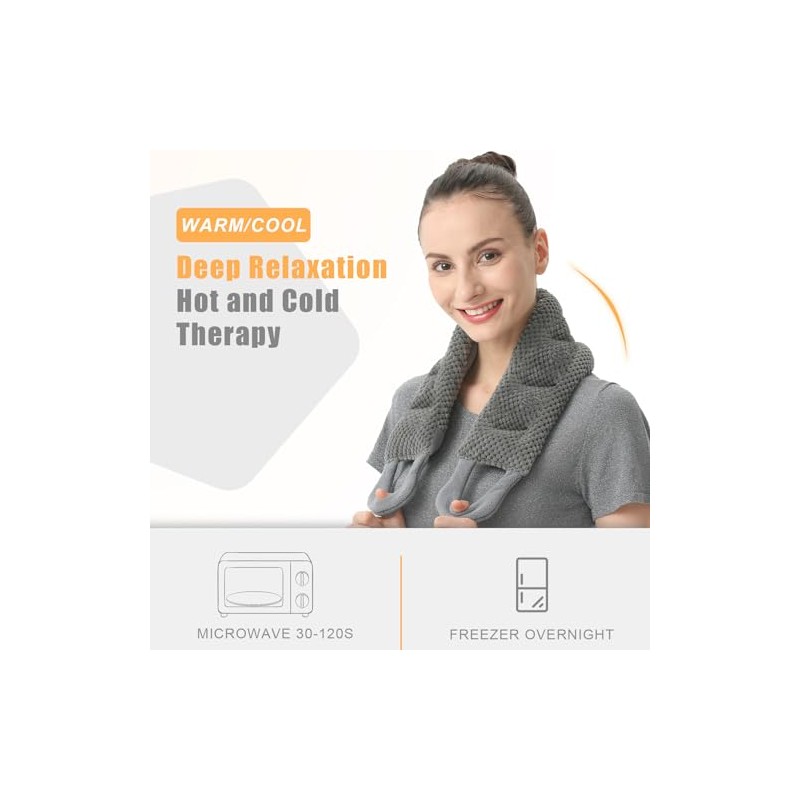 uncn uncn Heating Pad Microwavable for Neck, 15 * 85cm