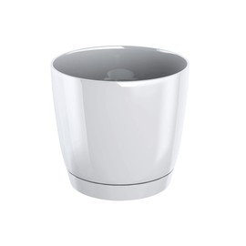 Prosper Plast DUOP280-S449 28 x 26.2 cm Coubi Flowerpot - White