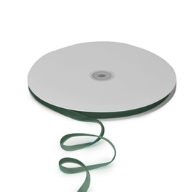 Velvet Ribbon for Gift Wrapping DIY Crafts | 1 Roll Vintage Single Face Spool Satin Velvet Ribbon for Wedding Ornaments Christmas Decoration Floral Bouquets (Spruce, 3/8” x 25 Yard)