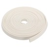 PATIKIL 5/8"Wx1/5"Tx16.4Ft Silicone Foam Seal Strip, High Density Square Solid
