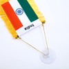 CANTENDO 2 Pack India Window Hanging Flag,Mini Indian Car Flag