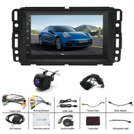 7" Car Radio Receiver for Chevy Silverado Tahoe for GMC Sierra Yukon with Wireless Carplay Android Auto, 4+64G Touch Screen Car Stereo with GPS Navigation WiFi Bluetooth AHD Backup Camera Mic