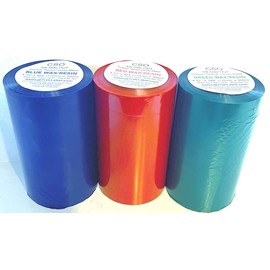 Color Thermal Transfer: Red, Green, Blue Wax/Resin 50/50 Ribbon 4.33" x 984', Printer Must use 1" core and Flat Head Printers. Free Shipping
