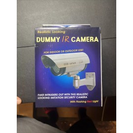 Realistic Dummy IR Camera Realistic Looking With Flashing Red Light