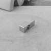 YINETTECH 10Pcs 6mm Shower Glass Panel Bracket Chrome-Plated ABS Plastic