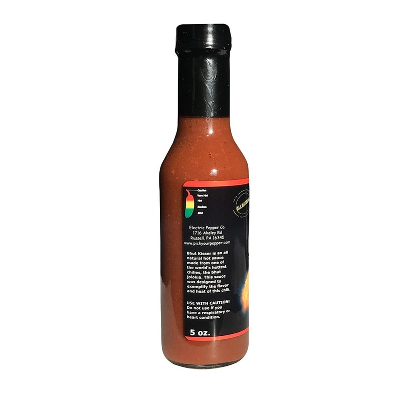 Ghost Pepper Hot Sauce 7 Whole Ghost Peppers Wicked Tickle