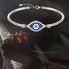 Evil Eye Bracelet for Women Sterling Silver Greek Turkish Blue