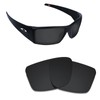 Alphax Stealth Black Polarized Replacement Lenses for Oakley Heliostat OO9231