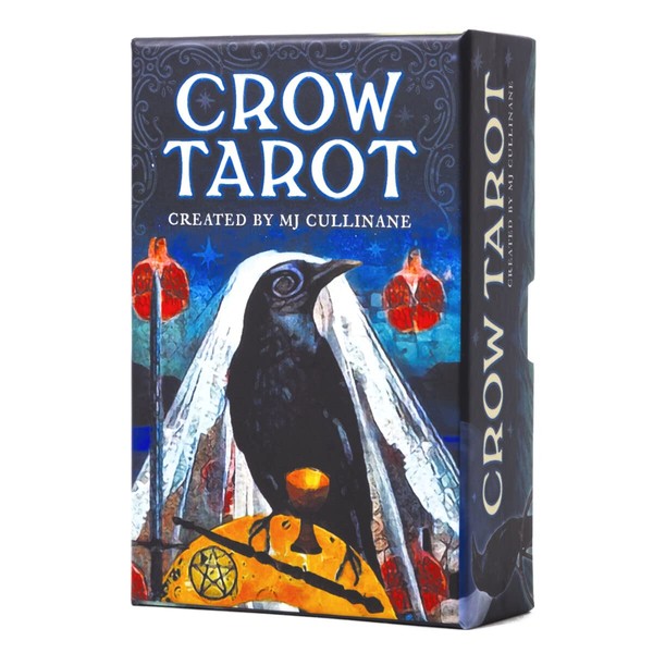 Tarot Cards, 78 Cards, Tarot Divination, Crow Tarot, Japanese Instruction Manual Included (English Language Not Guaranteed)