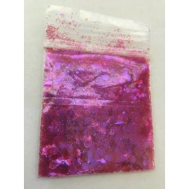 the glitters world Super Sparkling Glitter Hexagon Mix-U Choose Color-Nail Art Craft-US-1tsp - Royal Light Pink Purple