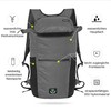 4Monster Foldable Backpack, Ultra Light, Unisex Daypack, Outdoor, 2-in-1 Belt