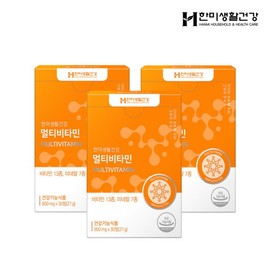 [Hanmi Corporation] Hanmi Household &amp; Health Multivitamin 900mg 30 tablets, 3 boxes (3 months) / [한미양행] 한미생활건강 멀티비타민 900mg 30정 3박스 (3개월)