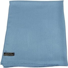 CJ Apparel Color Sólido diseño nepal Fringe chal pashmina estola bufanda segundos New, azul Denim, Talla única