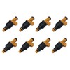 Fuziddn Set of 8 Fuel Injector - Compatible with Ford,