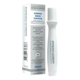 Exderm Contour Serum Supreme Roll On Contorno de Ojos Anti-Ojeras con Niacinamida y Arbutina Reduce Bolsas Ácido Hialurónico Tratamiento Descongestion
