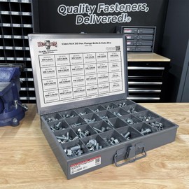 Metric Class 10.9 JIS Hex Cap Flange Frame Bolts Screws & Flange Nuts Assortment Kit - 402 Pieces!