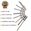 Jewelry Engraver Tools,Engraving Cutting Bits for Pneumatic Impact Engraving Machine