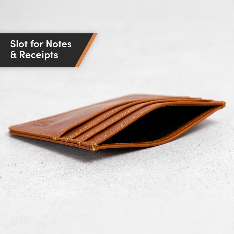Casemade Real Leather Card Holder Slim Wallet Leather Minimalist Wallet