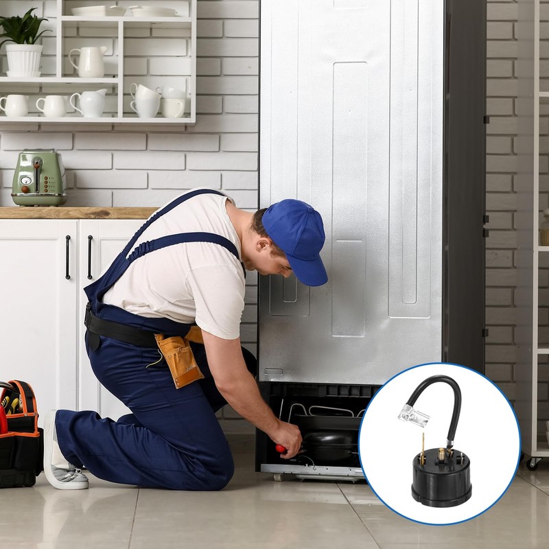 sourcing map 3pcs 1/2HP(375W) Refrigerator Overload Protector, 2 Pin Freezers