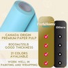 PerkHomy Light Blue Kraft Paper Roll 17.5" x 960" (80')