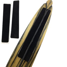 SHARROW 2PCS Archery Bow Silencer Recurve Bow Shock Absorber Leather Limb Dampener Bowstring Groove Silencers for Outdoor Shooting Hunting Accessories (Black)