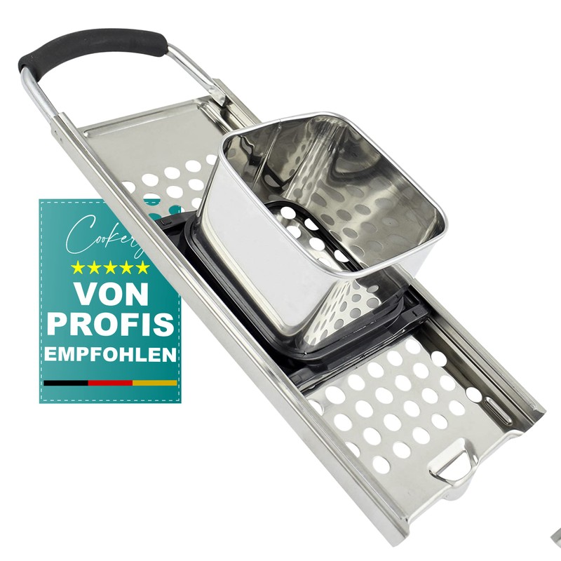Cookery - Spaetzle slicer made of stainless steel (dishwasher safe).
