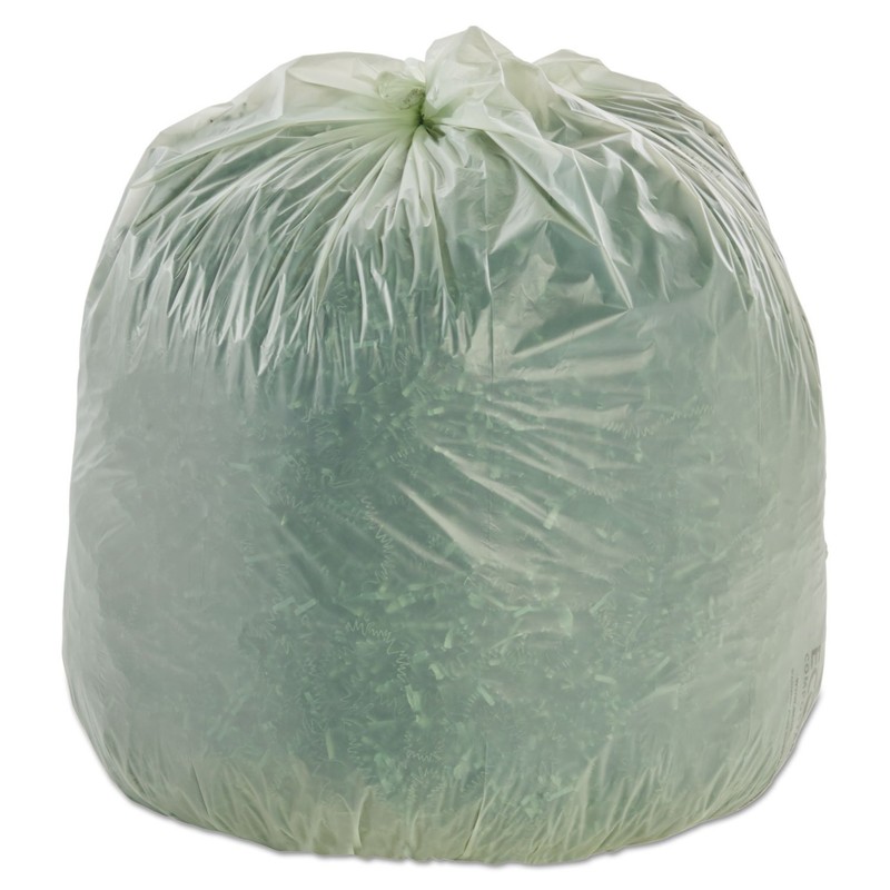 EcoSafe-6400 Compostable Compost Bags, .85mil, 33 x 48, Green, 50/Box