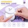 Saviland Mini Nail Lamp, Quick-Dry Gel Nail Lamp 16W, Portable