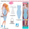 6 Pack Fashion 11.5 inch American Toy Prinecess Dolls Playset