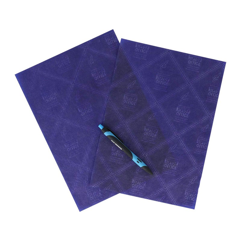 Tiptop Office Carbon Paper for Handwriting, Blue