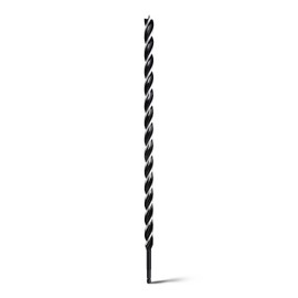 1" x 24" Auger Drill Bit - Hex Shank Tri Flute for Soft and Hard Wood, Plastic, Drywall and Composite Materials