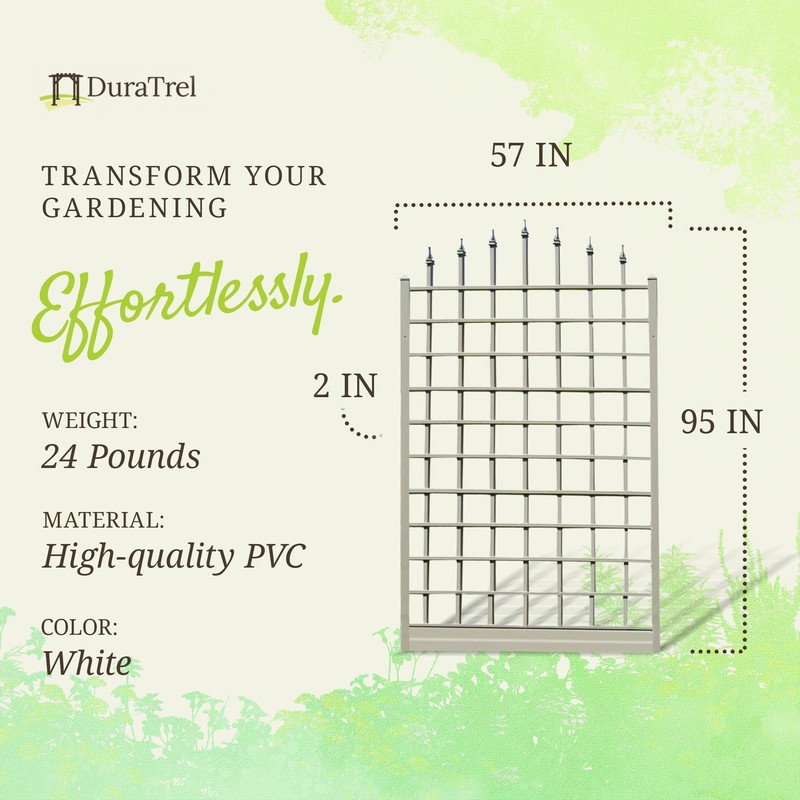 Dura-Trel Winchester 57 x 95 Inch PVC Vinyl Outdoor Garden