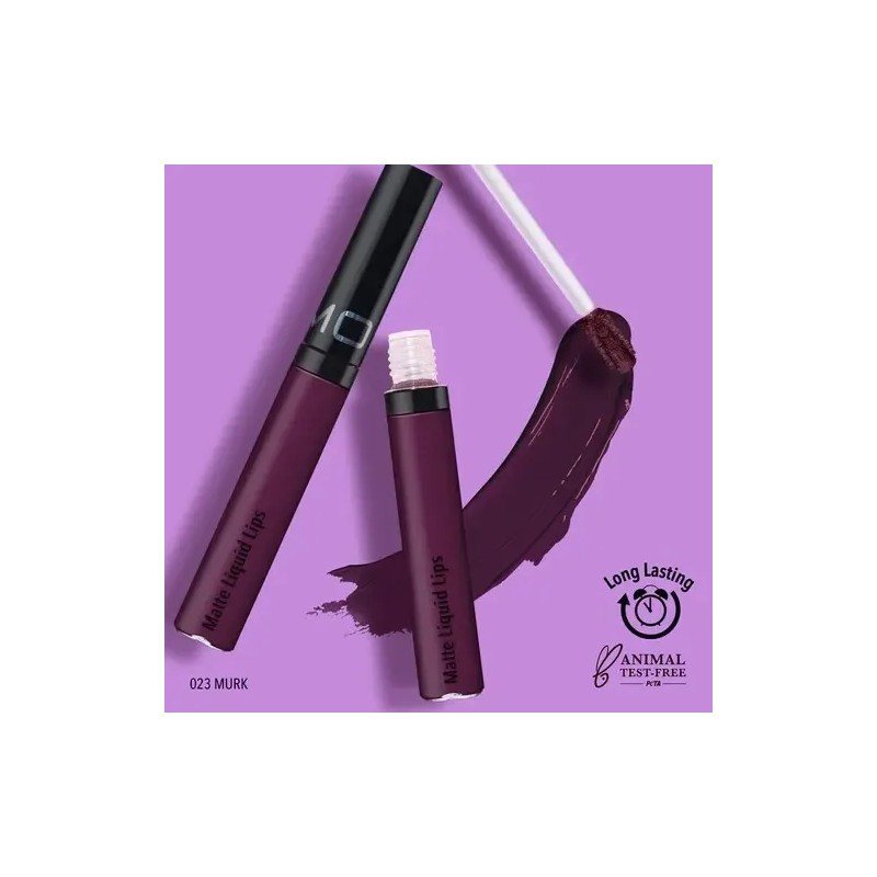 Moira Labial Liquido Matte Liquid Lips Tono Color 23 Murk