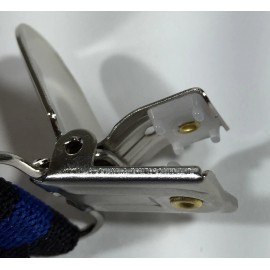 Wesol Distribution GATOR CLIP Black Military 4pk Shirt Stay Garters