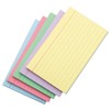 Index Cards 4 x 6 Blue/Salmon/Green/Cherry/Canary 100/Pack