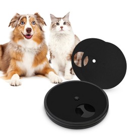 Rotatable Cat & Dog Scratch Pad for Nails | Stress Free Dog Scratcher | Dog Nail Scratch Board with 6 Treat Box & 2 Extra Sandpapers | Small Medium Cats & Dogs Nail File Toy | Dog Nail Grinder (Black)