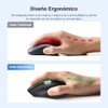 UGREEN Mouse Inalámbrico de Desplazamiento Ultrarrápido, 2.4G & Bluetooth