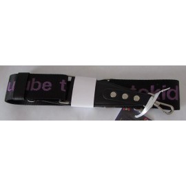 Ju-Ju-Be Jujube x Tokidoki Spooktacular Kawaii Black Woven Strap With Purple Letters
