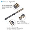CoCud Twist Drill Bit 9mm Cutting Edge Titanium Nitride Coated