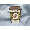 Finally Home Iron-On Patch, Kawaii Coffee Patch Cute Manga Iron-On