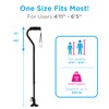 NOVA Shoe Horn Offset Cane – 2-in-1 Walking Cane &