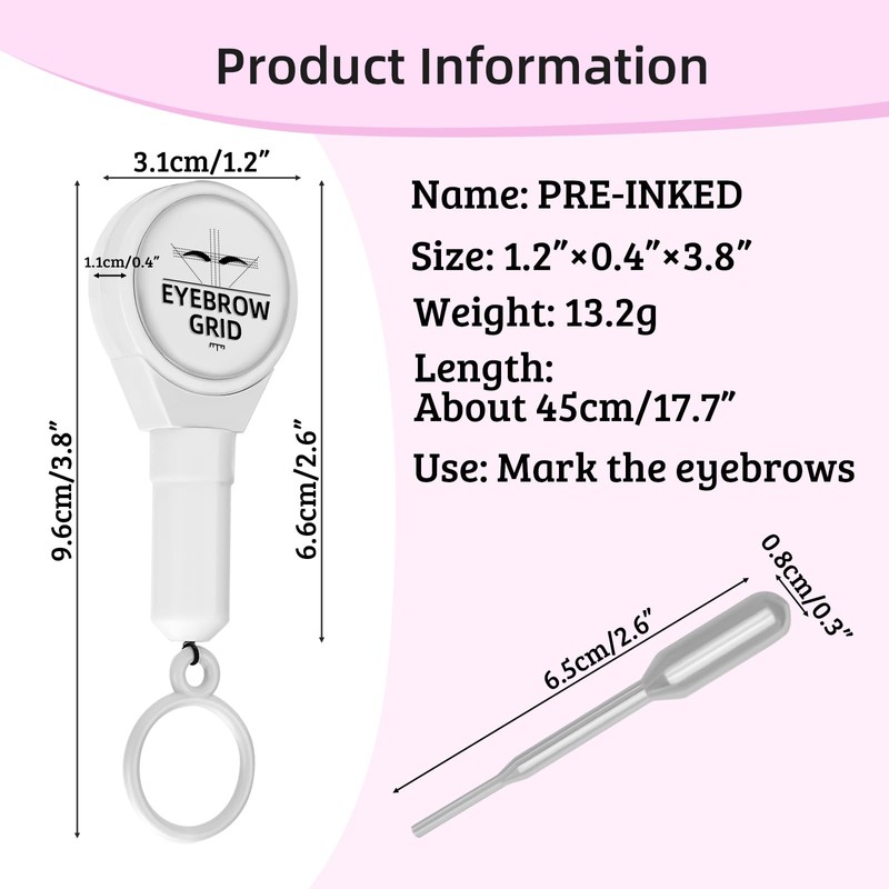 ATOMUS Eyebrow Mapping String Scalable Reusable Eyebrow Mapping Ink String