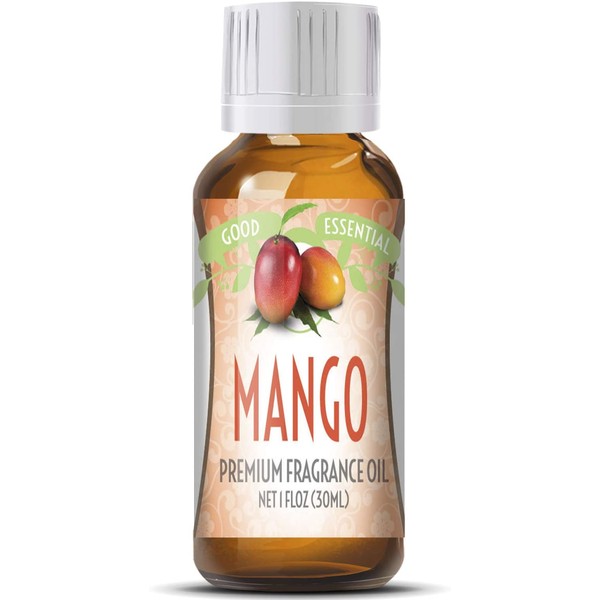 Mango Scented Oil by Good Essential (Huge 1oz Bottle - Premium Grade Fragrance Oil) - Perfect for Aromatherapy, Soaps, Candles, Slime, Lotions, and More!