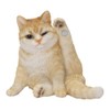 Oubia H24129 Tea Tiger Cat Clip Rest 7.5 x 5.8