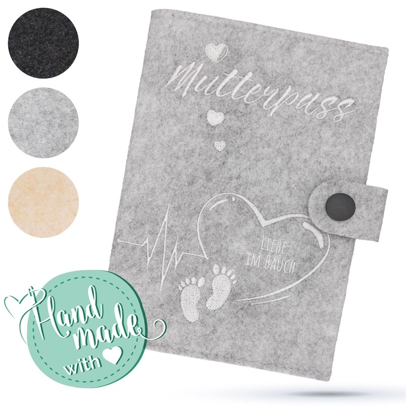 Emadele Maternity Log Protective Cover 'Love in the Belly' Made