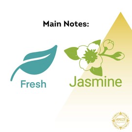 King's Jasmine, 12 ml - METAL | Premium Perfume Oil | Attar Oil | Alcohol-Free | Vegan & Cruelty-Free | by Amuze Fragrance