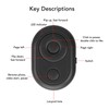 Bluetooth Page Turner-Fernbedienung, Drahtlose Kamera-Fernbedienung, Bluetooth-App-Fernbedienung, Kamera-Fernauslöser, Selfie-Taste für Handys,