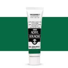 ターナー色彩(Turner Color) アクリルガッシュ パーマネントグリーンミドル AG040043 40ml(9号)