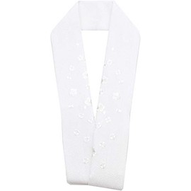 Kimono Sin6378-kbob06-s kimono Original Kimono White Embroidery One-Touch Half Collar Can Be Worn In 1 Minute No Sewing Easy Washable Half Collar Visiting Wear Long Sleeve One-Touch Half Collar Made